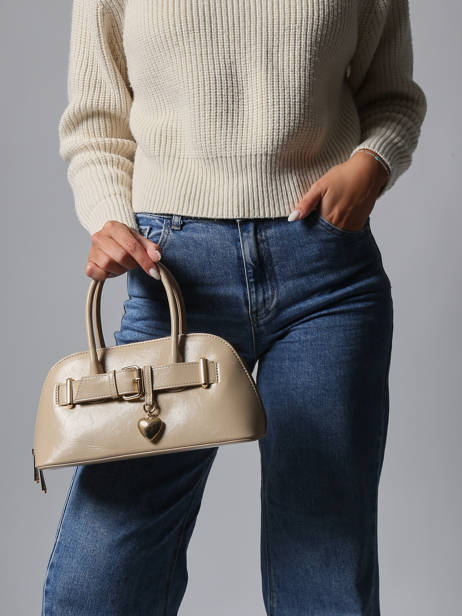 Cross Body Tas London Gelakt Miniprix Beige london KJ62072 ander zicht 1